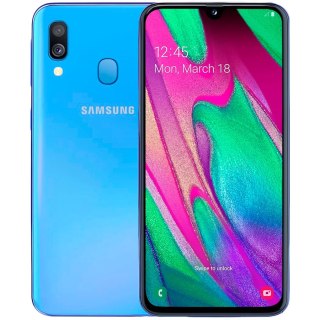 SAMSUNG Galaxy A40 64GB Black, Grade D, Used