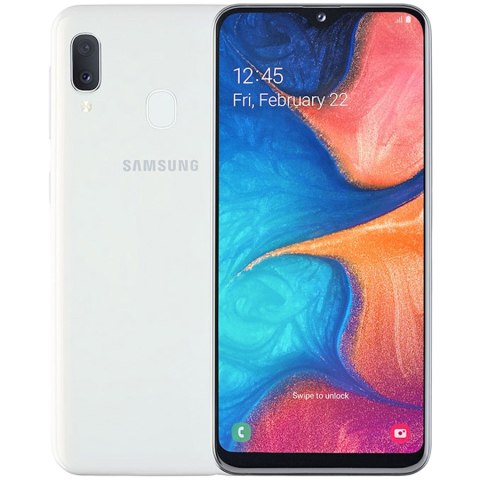 SAMSUNG Galaxy A20e 32GB White, Grade D, Used