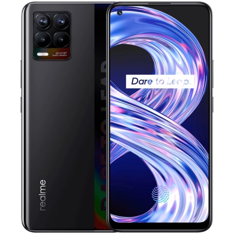 REALME 8 6 GB/128 GB Cyber Black, Grade A, Used