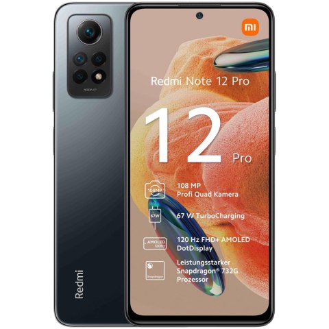 XIAOMI Redmi Note 12 Pro 8 GB/256 GB Onyx Black, Grade C, Used