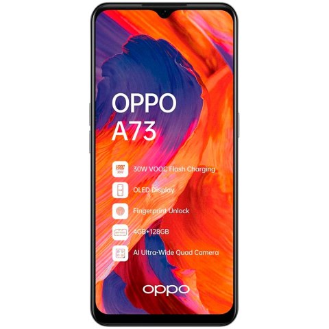 OPPO A73 4 GB/128 GB Navy Blue, Grade D, Used