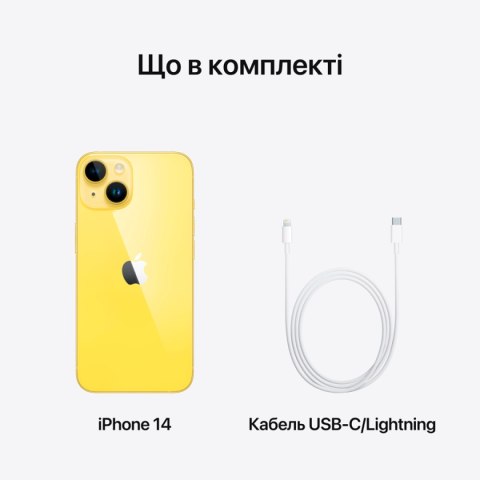 APPLE iPhone 14 128GB Yellow, Grade B