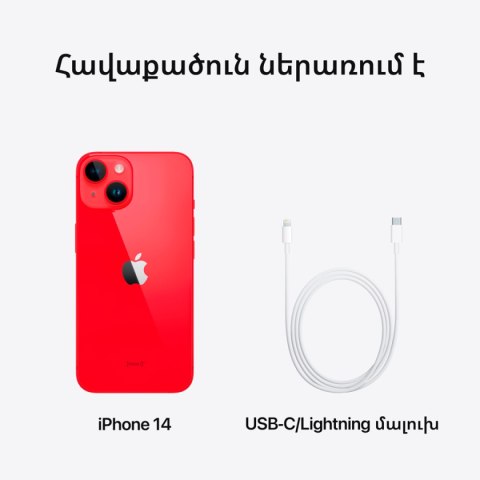 APPLE iPhone 14 256GB (PRODUCT)RED, Grade B