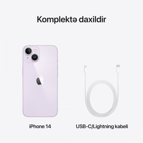 APPLE iPhone 14 128GB Purple, Grade C