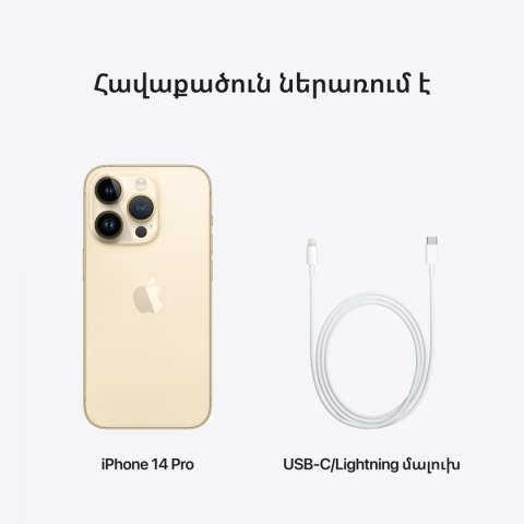 APPLE iPhone 14 Pro 256GB Gold, Grade B, Used