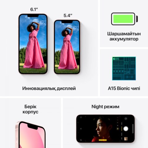 APPLE iPhone 13 256GB Pink, Grade B, Used